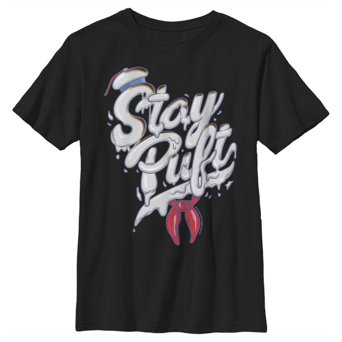 Fifth Sun Boy's Ghostbusters Stay Puft Marshmallow Man Melt T-Shirt