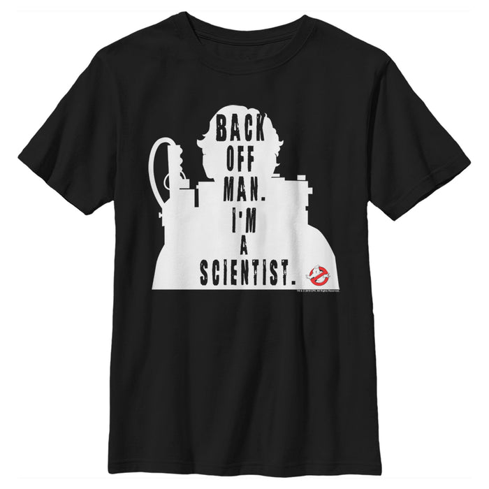 fifth sun Boy's Ghostbusters Venkman Back Off I'm A Scientist T-Shirt