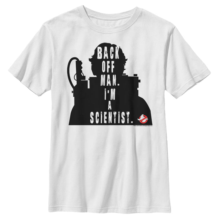 fifth sun Boy's Ghostbusters Venkman Black Silhouette T-Shirt