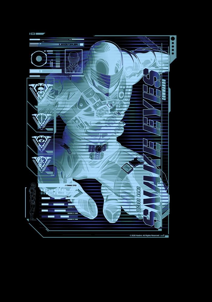 Fifth Sun Boy's GI Joe Snake Eyes Schematics T-Shirt