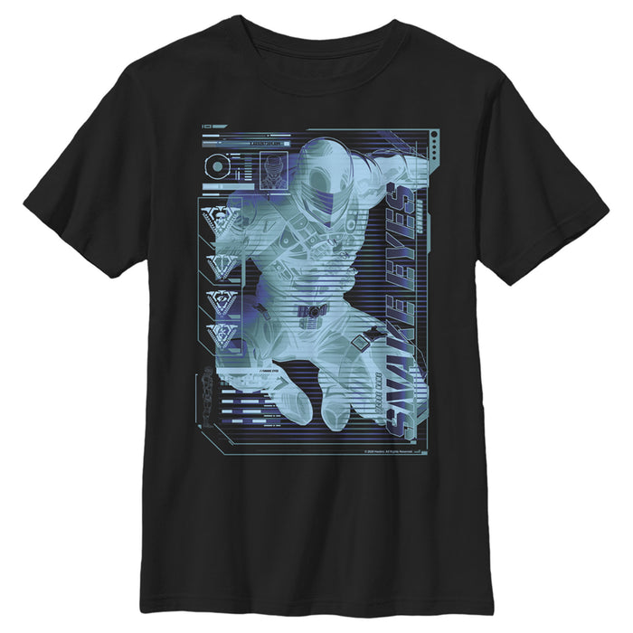 fifth sun Boy's GI Joe Snake Eyes Schematics T-Shirt
