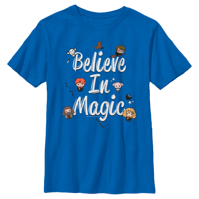 fifth sun Boy's Harry Potter Believe In Magic T-Shirt