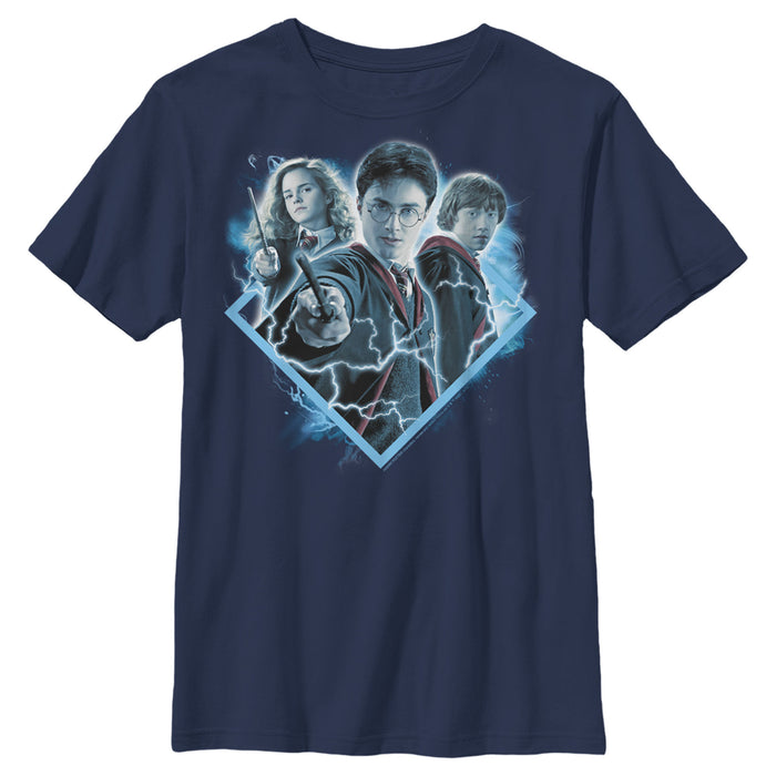 fifth sun Boy's Harry Potter Best Friend Magic Trio T-Shirt