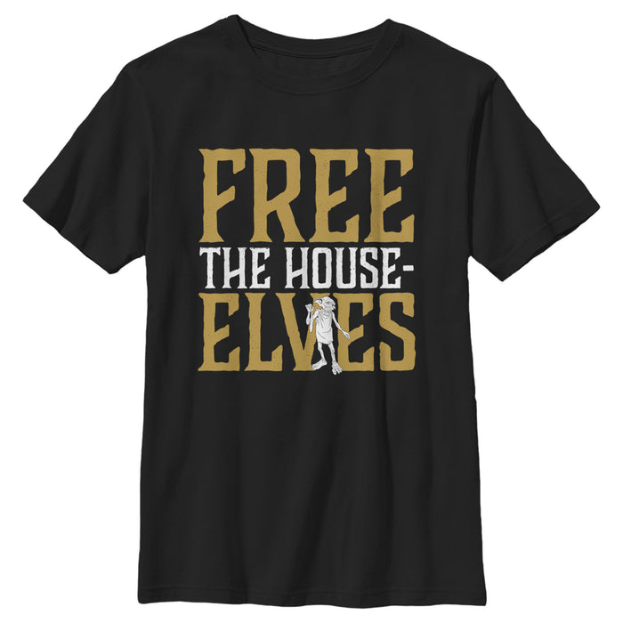 fifth sun Boy's Harry Potter Dobby Free House-Elves T-Shirt