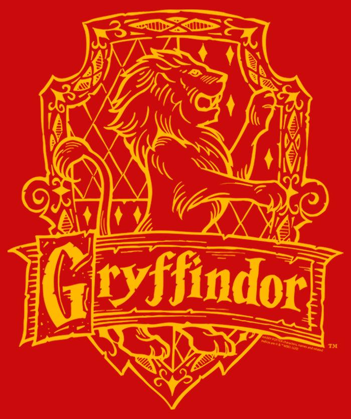Fifth Sun Boy's Harry Potter Gryffindor Line Art Crest T-Shirt
