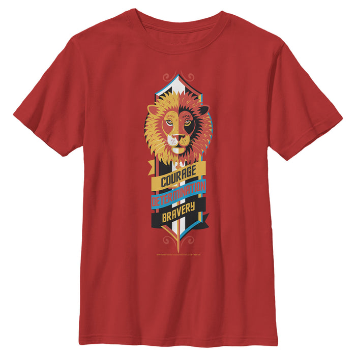 fifth sun Boy's Harry Potter Gryffindor Lion Emblem T-Shirt