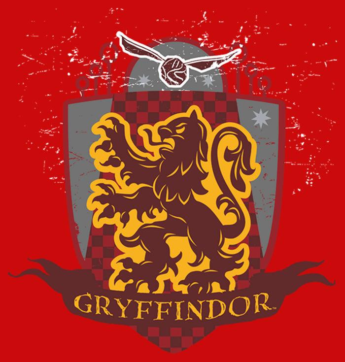 Fifth Sun Boy's Harry Potter Gryffindor Quidditch Coat Of Arms T-Shirt