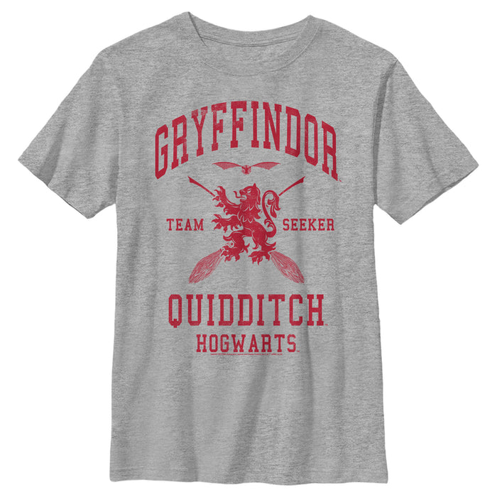 fifth sun Boy's Harry Potter Gryffindor Quidditch Team Seeker T-Shirt