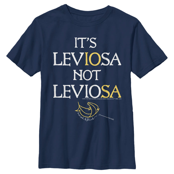 fifth sun Boy's Harry Potter Hermione Leviosa Not Leviosa T-Shirt