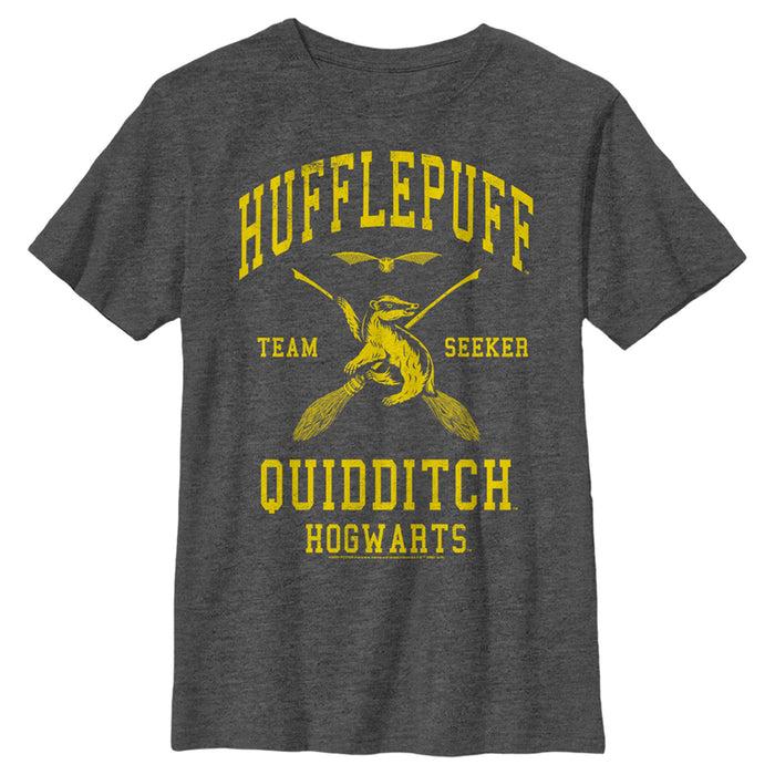 fifth sun Boy's Harry Potter Hufflepuff Quidditch Seeker T-Shirt