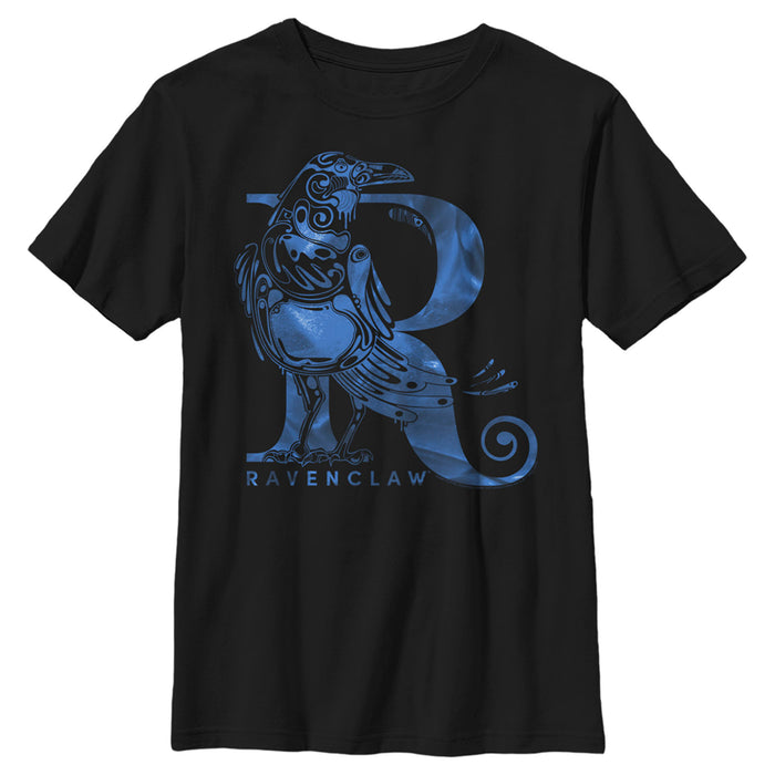 fifth sun Boy's Harry Potter Ravenclaw R Logo T-Shirt