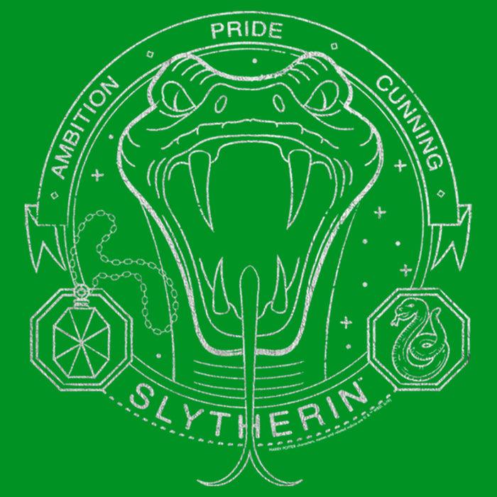 Fifth Sun Boy's Harry Potter Slytherin Snake Logo T-Shirt