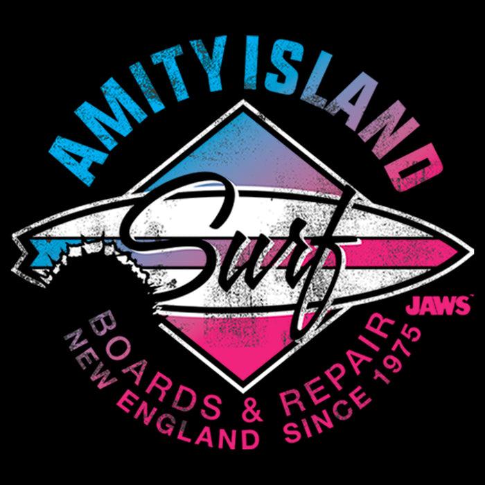Fifth Sun Boy's Jaws Amity Island Surfboard Repair Pull Over Hoodie