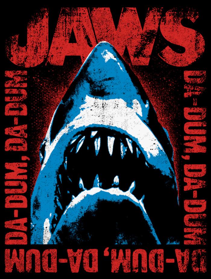 Fifth Sun Boy's Jaws Da-Dum Da-Dum Distressed T-Shirt