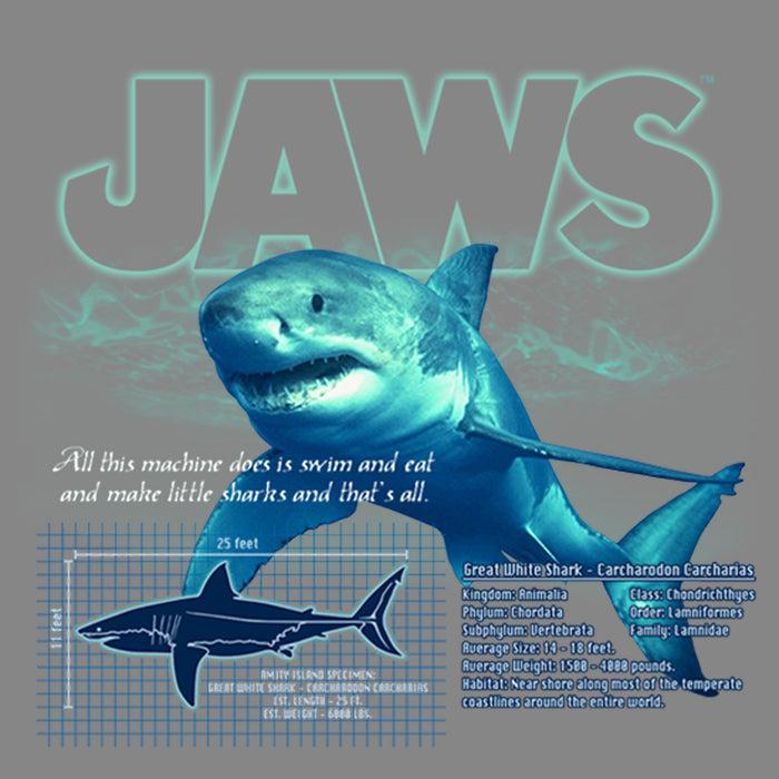 Fifth Sun Boy's Jaws Shark Blueprint Performance Tee