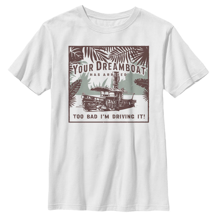 fifth sun Boy's Jungle Cruise Your Dreamboat Has Arrived T-Shirt