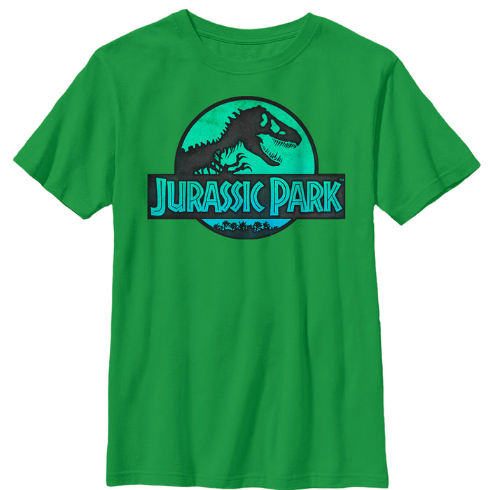 fifth sun Boy's Jurassic Park Ocean Ripple Logo T-Shirt