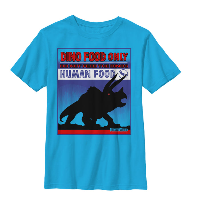 fifth sun Boy's Jurassic World Do Not Feed the Dinosaurs T-Shirt