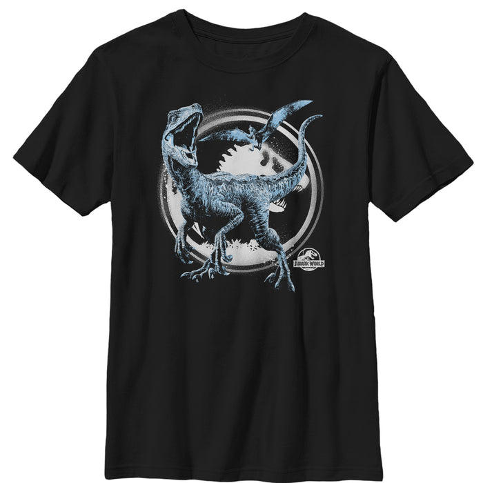 fifth sun Boy's Jurassic World: Fallen Kingdom Dinosaur Battle T-Shirt