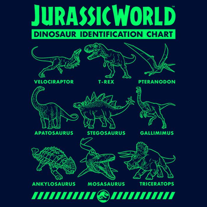 Fifth Sun Boy's Jurassic World Fallen Kingdom Dinosaur Identification Card T-Shirt