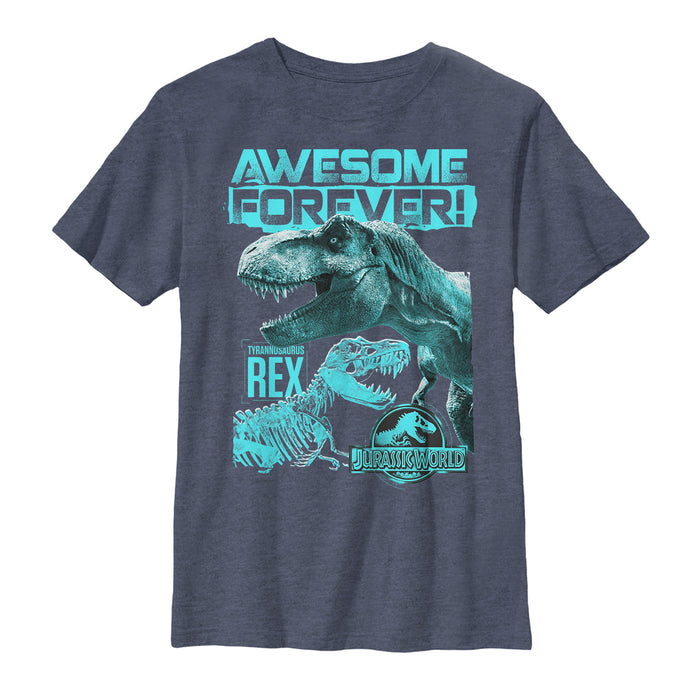 fifth sun Boy's Jurassic World: Fallen Kingdom Forever T.Rex T-Shirt
