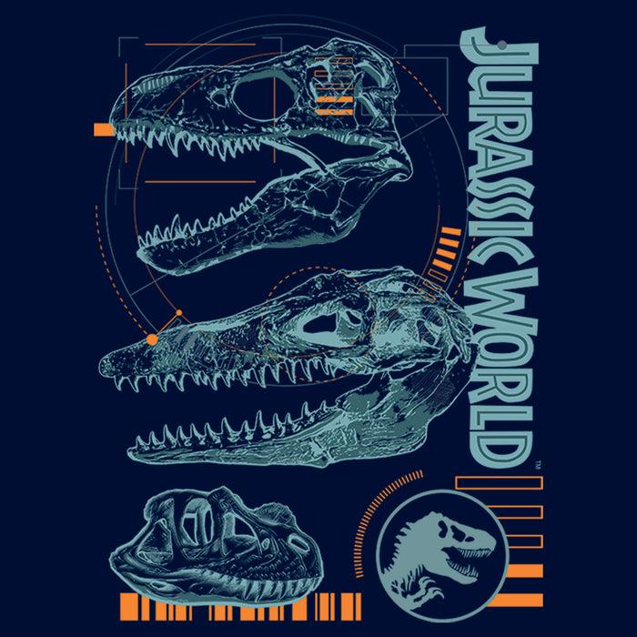 Fifth Sun Boy's Jurassic World Fallen Kingdom Fossil Dinosaur Skulls T-Shirt