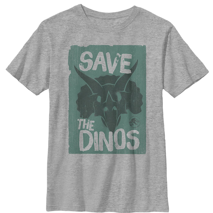 fifth sun Boy's Jurassic World: Fallen Kingdom Save the Dinos Cartoon T-Shirt