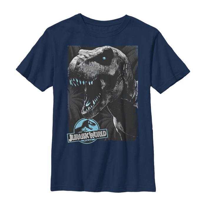 fifth sun Boy's Jurassic World T. Rex Jungle Predator T-Shirt