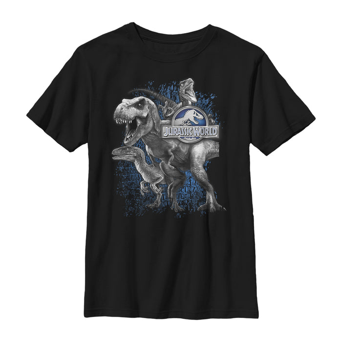 fifth sun Boy's Jurassic World Ultimate Dinosaur Squad T-Shirt