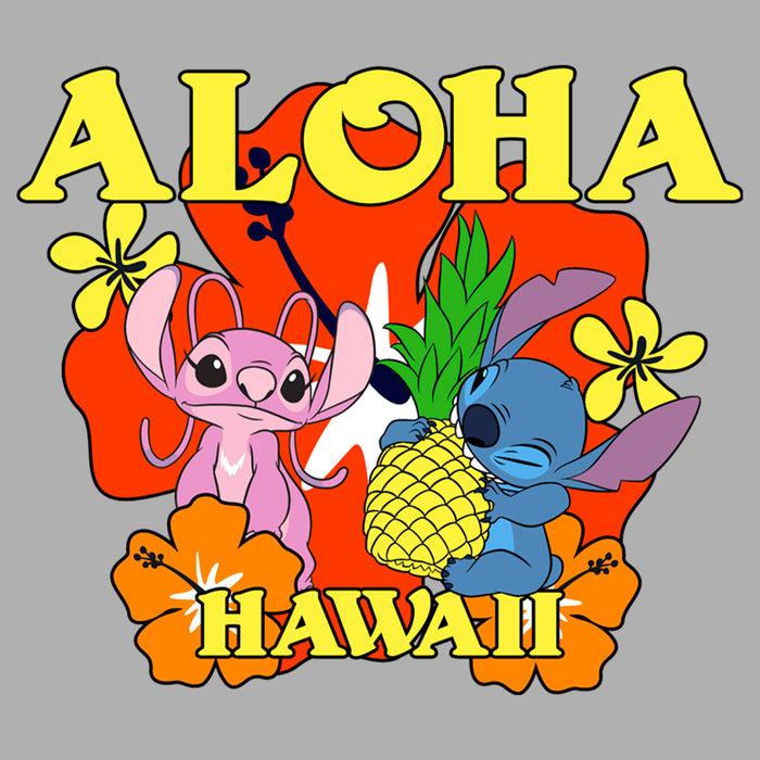 Fifth Sun Boy's Lilo & Stitch Aloha Hawaii Angel And Stitch T-Shirt
