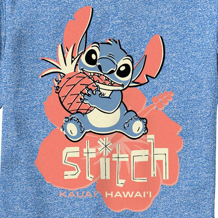 Fifth Sun Boy's Lilo & Stitch Kauai Pineapple Stitch Performance Tee