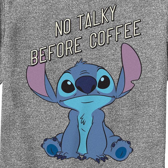 Fifth Sun Boy's Lilo & Stitch No Talky Before Coffee Performance Tee