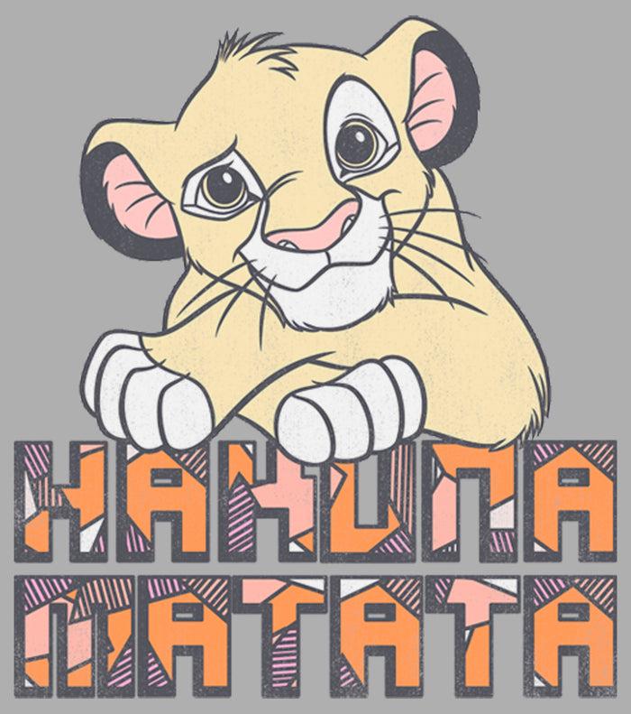 Fifth Sun Boy's Lion King Distressed Hakuna Matata T-Shirt