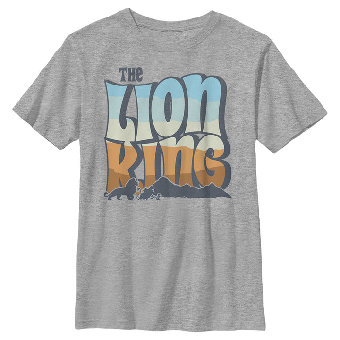 fifth sun Boy's Lion King Groovy Silhouette Logo T-Shirt