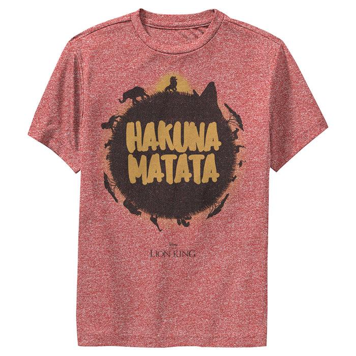 fifth sun Boy's Lion King Hakuna Matata Jungle Sun Performance Tee