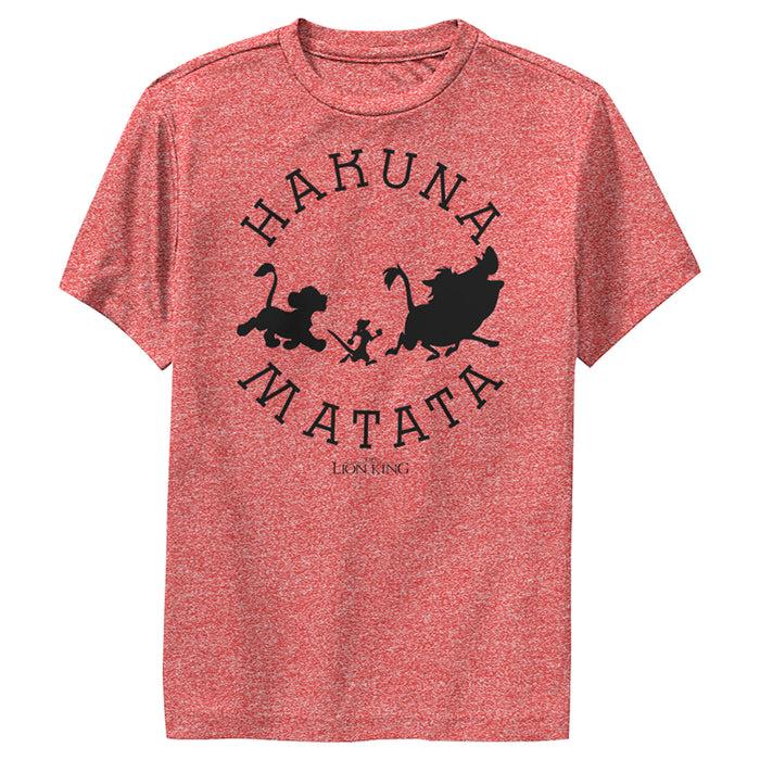 fifth sun Boy's Lion King Hakuna Matata Means No Worries Performance Tee