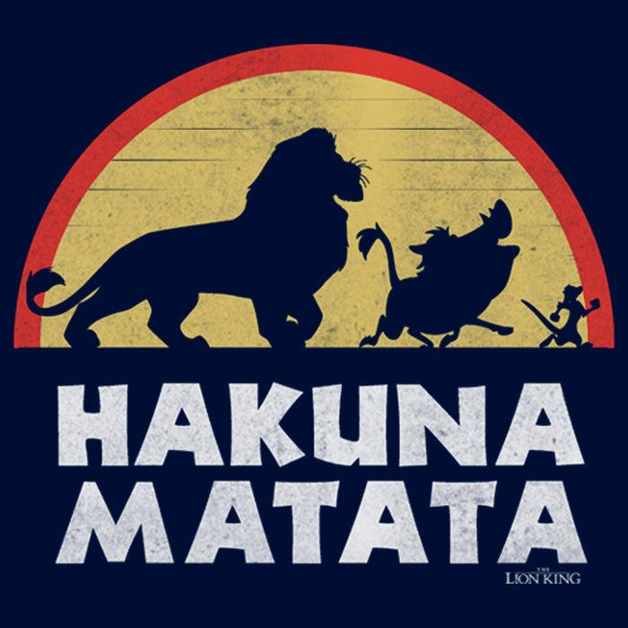 Fifth Sun Boy's Lion King Hakuna Matata Silhouette T-Shirt