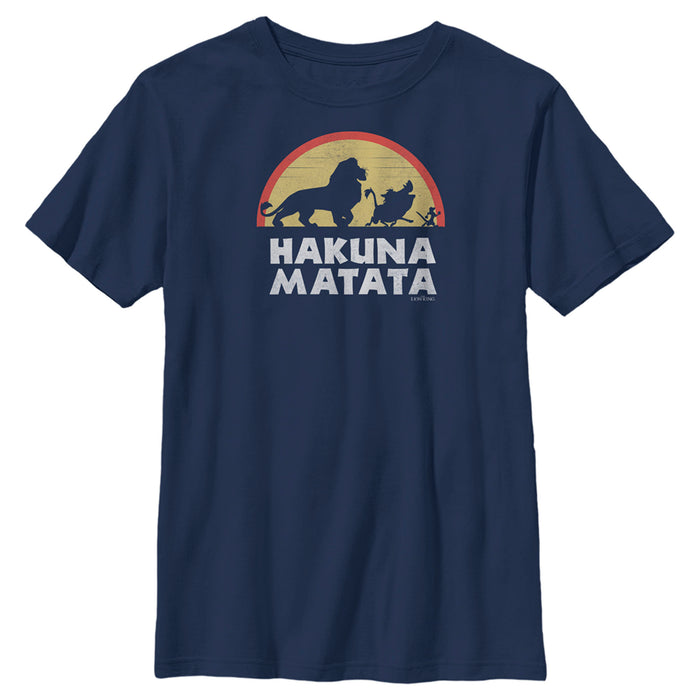 fifth sun Boy's Lion King Hakuna Matata Silhouette T-Shirt