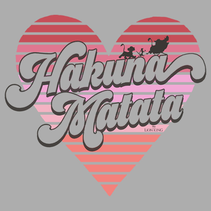 Fifth Sun Boy's Lion King Hakuna Matata Stripe Heart T-Shirt