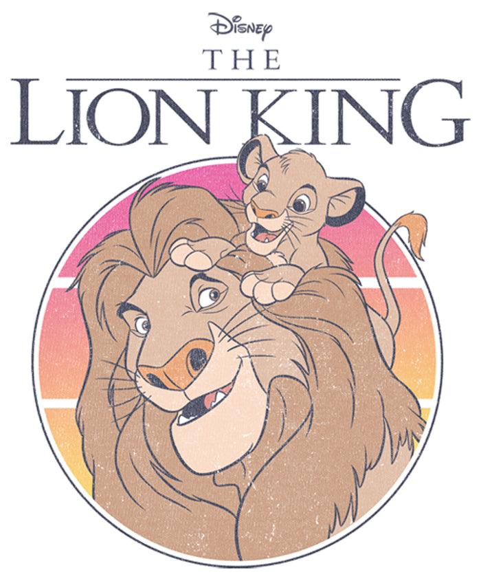 Fifth Sun Boy's Lion King Mufasa And Young Simba T-Shirt