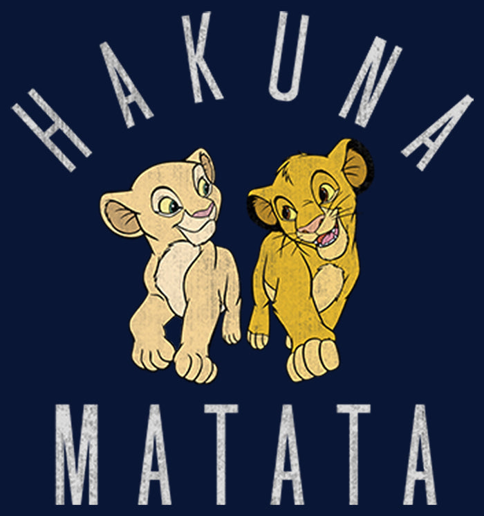 Fifth Sun Boy's Lion King Nala And Simba Distressed T-Shirt