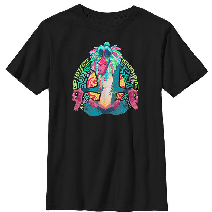 fifth sun Boy's Lion King Rafiki Geometric Rainbow T-Shirt