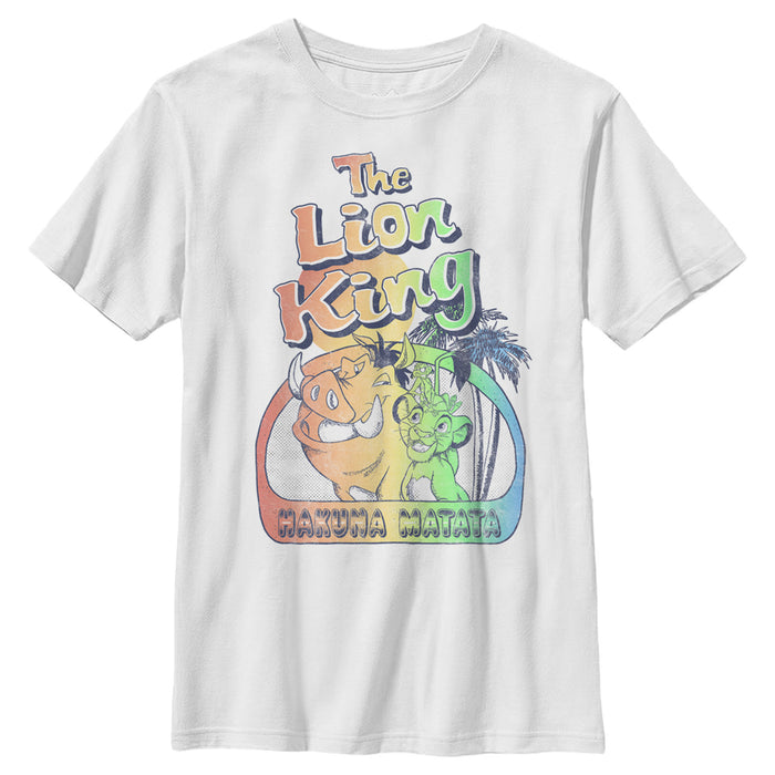 fifth sun Boy's Lion King Retro Best Friend Frame T-Shirt