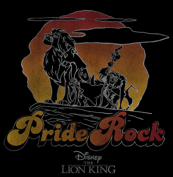 Fifth Sun Boy's Lion King Retro Pride Rock Line Art T-Shirt