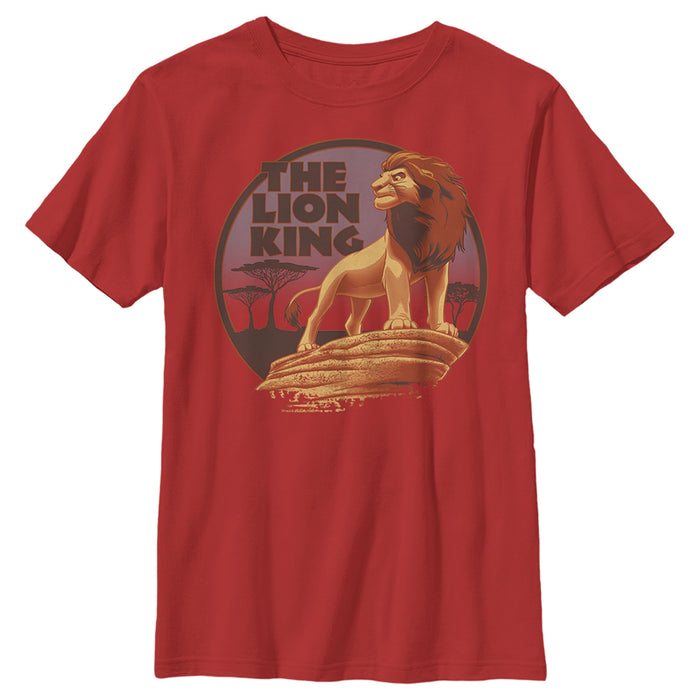 fifth sun Boy's Lion King Retro Simba on Pride Rock T-Shirt