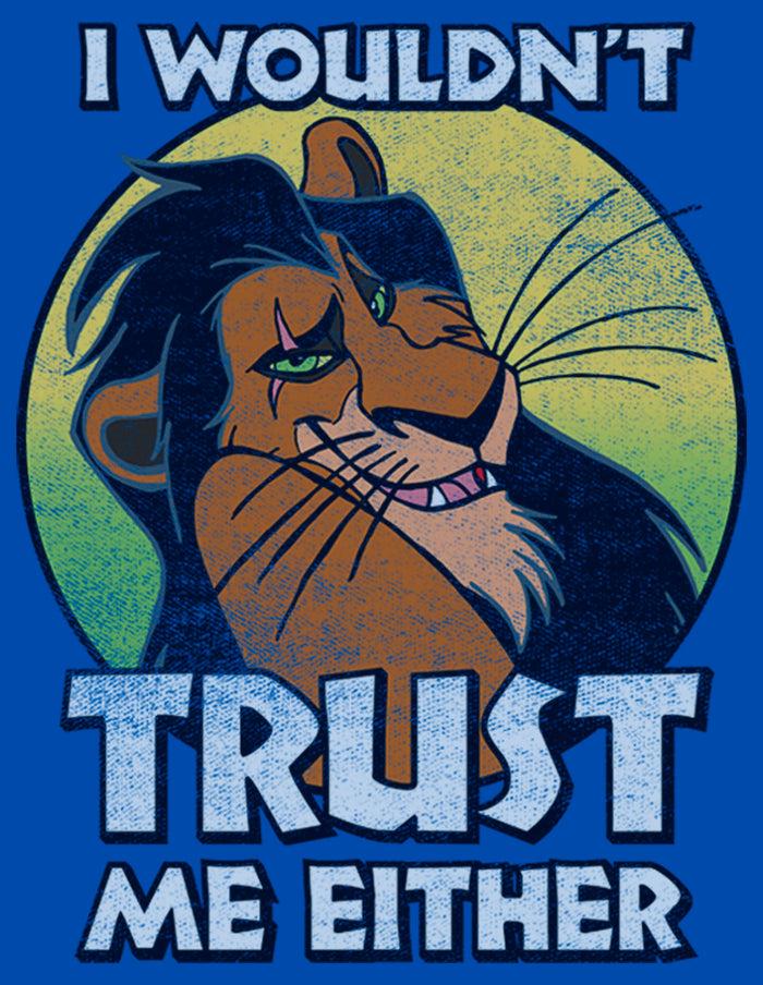Fifth Sun Boy's Lion King Scar I Wouldn't Trust Me Either T-Shirt
