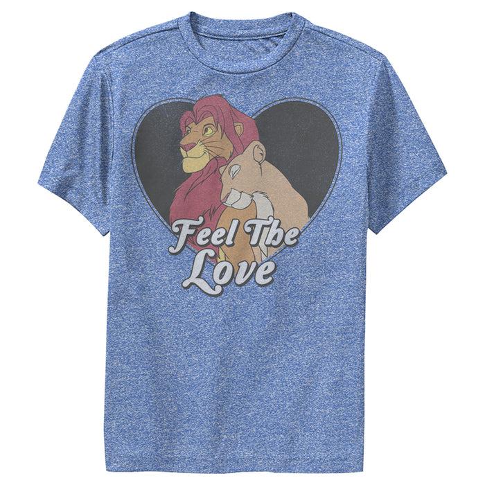 fifth sun Boy's Lion King Simba and Nala Feel The Love Performance Tee