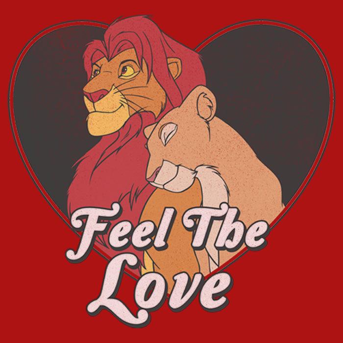 Fifth Sun Boy's Lion King Simba And Nala Feel The Love T-Shirt