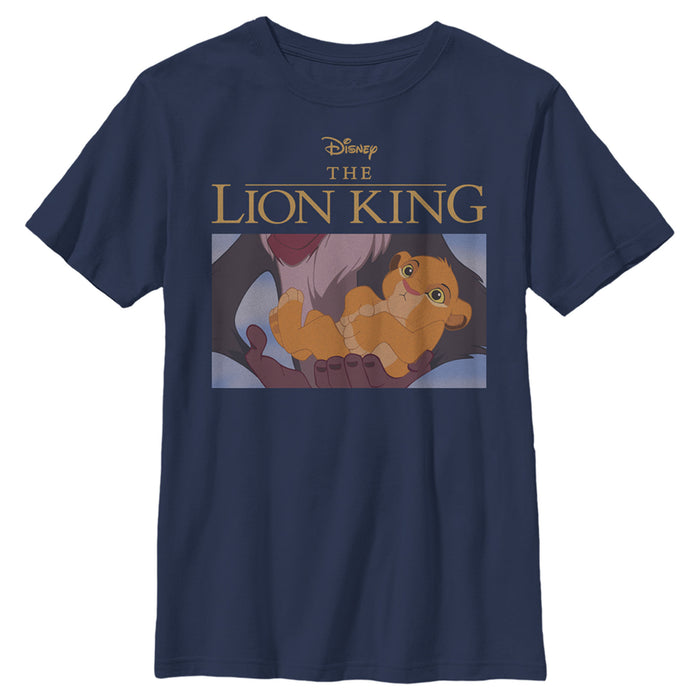 fifth sun Boy's Lion King Simba and Rafiki Scene T-Shirt