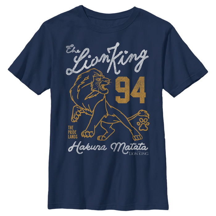 fifth sun Boy's Lion King Simba Athletic Jersey T-Shirt